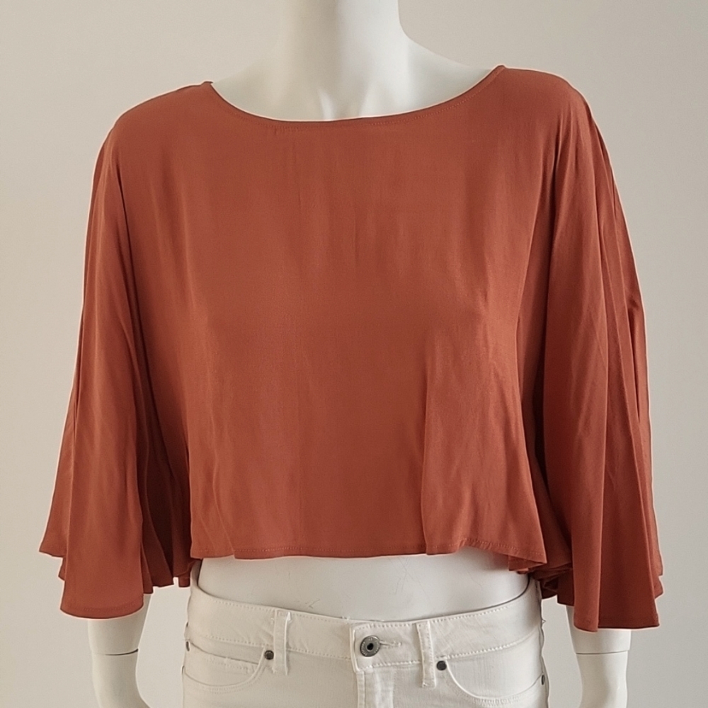 Forever21 cape style crop top